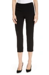 Theory Ibbey Admiral Crepe Pull-on Pants In Black