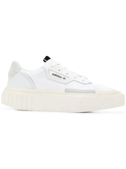 pointed platform sneakers