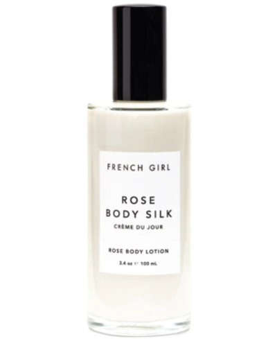 French Girl Rose Body Silk Lotion, 3.4-oz. In White