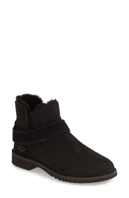 ugg black suede booties