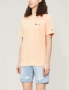 Champion Logo-print Cotton-jersey T-shirt In Peach