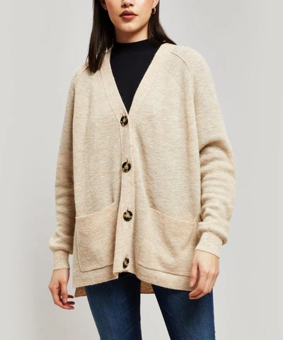 Acne Studios Kaya Slouchy Cardigan In Light Sand ModeSens