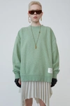 Acne Studios Crewneck Sweatshirt Green Melange