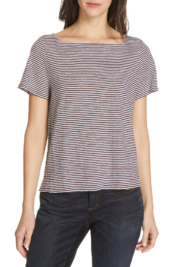eileen fisher linen tee