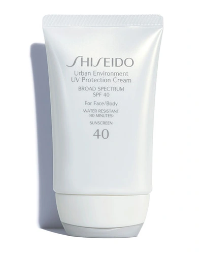 Shiseido Urban Environment Uv Protection Cream Spf 40, 1.69 oz In White