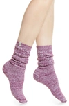 Ugg Ribbed Crew Socks In Port