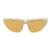 Heron Preston Nike Tailwind Polycarbonate Sunglasses With Interchangeable Lenses In Orange