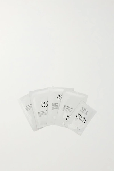 Joanna Vargas Glow To Go Sheet Mask Set X 5 - One Size In Colorless