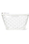 Stella Mccartney Faux Leather-trimmed Pu Cosmetics Case In White