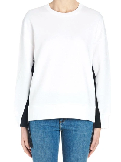 Stella Mccartney Side Stripe Sweater In White