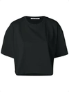 Acne Studios Cylea Cropped T-shirt In Black