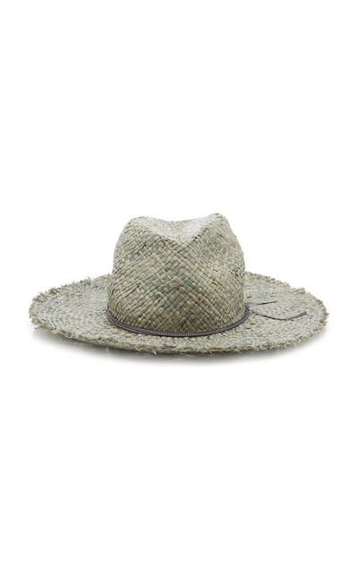 Albertus Swanepoel Laguna Straw Hat In Grey