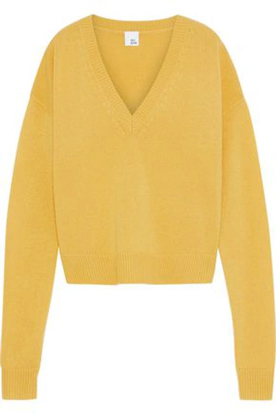 Iris & Ink Woman Cashmere Sweater Yellow