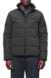 Canada Goose 'woolford' Slim Fit Down Bomber Jacket In Graphite