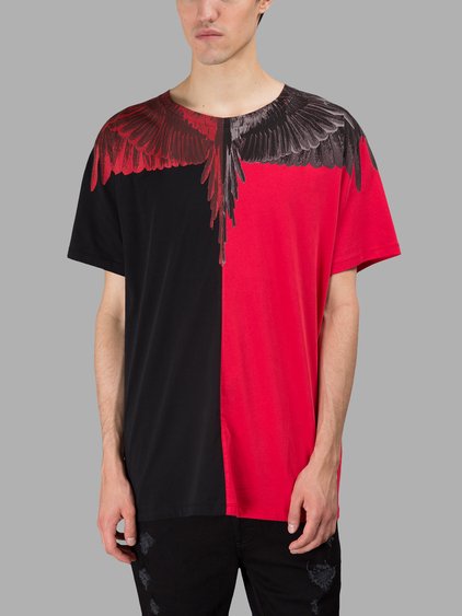 Marcelo Burlon County Of Milan Marcelo Burlon Paz T Shirt In Red Multicolor Modesens