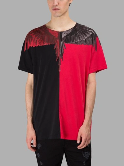 Marcelo Burlon County Of Milan Marcelo Burlon Paz T-shirt In Red Multicolor  | ModeSens