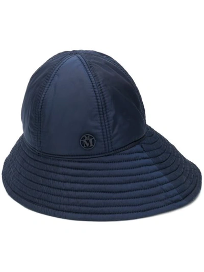 Maison Michel Julianne Bucket Hat In Blue