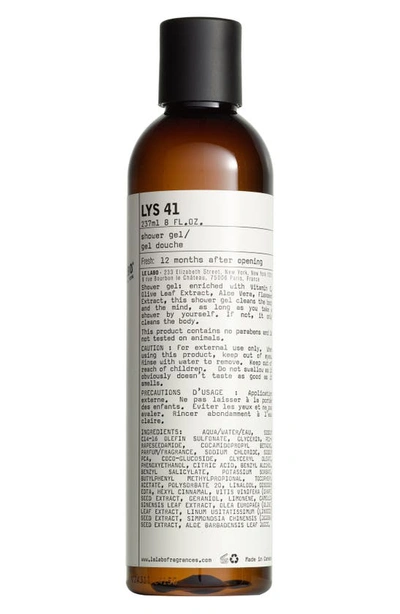 Le Labo Lys 41 Shower Gel, 237ml In Colorless
