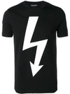 Neil Barrett Central Bolt T In Black