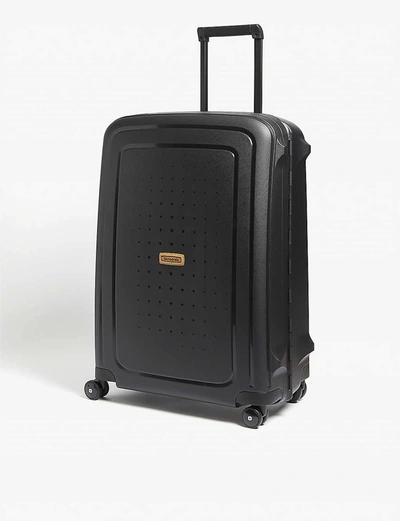Samsonite S'cure Eco Spinner Four-wheel Suitcase 69cm In Eco Black