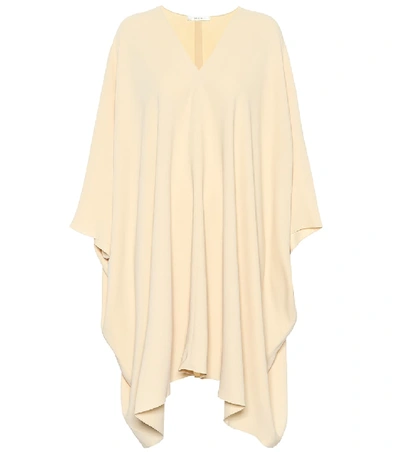 The Row Iona Stretch-crepe Kaftan Dress In White