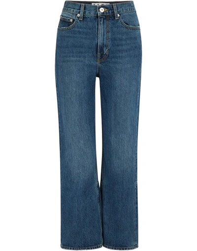 Proenza Schouler Cropped Jeans In 00439 Medium Blue