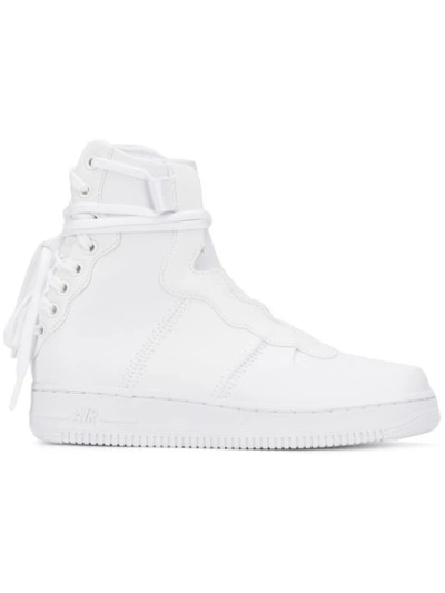Nike Air Force 1 Rebel Xx High Top Sneakers In White