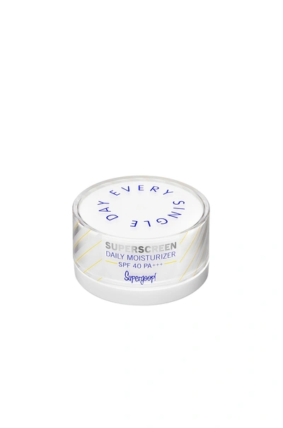 Supergoop Superscreen Daily Moisturizer Spf 40 선스크린 모이스쳐라이저 In N,a