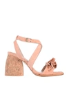 Paloma Barceló Sandals In Pastel Pink
