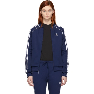 Adidas Originals Women's Originals Superstar Track Jacket, Blue In Dark Blue  | ModeSens