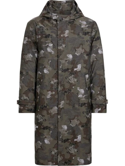 Mackintosh Camouflage Event Hooded Coat Gmh-003d In Multicolour