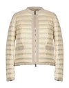 Add Down Jacket In Beige