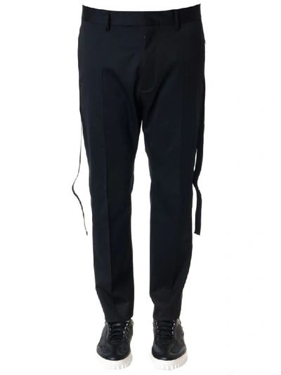 Dsquared2 Black Stretch Wool Trousers