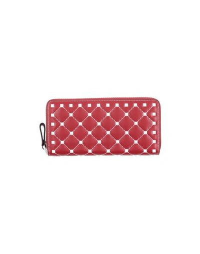 Valentino Garavani Wallets In Red