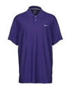 Nike Polo Shirt In Dark Purple