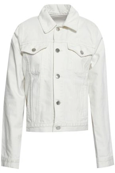 Helmut Lang Woman Denim Jacket White