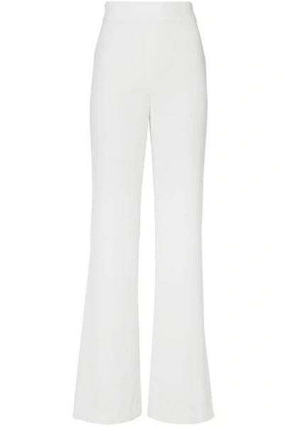 Alice And Olivia Woman Crepe Flared Pants White