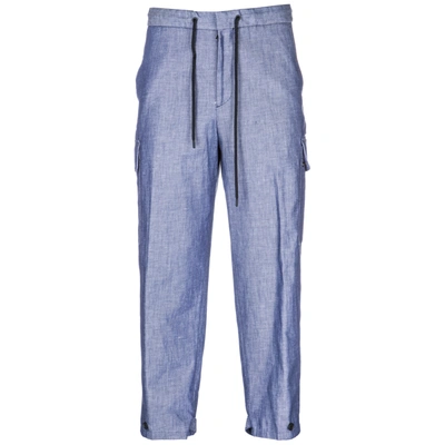 Emporio Armani Men's Trousers Pants In Blue