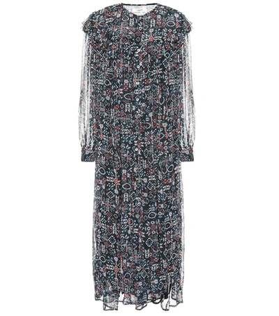 Isabel Marant Étoile Ellie Printed Maxi Dress In Black