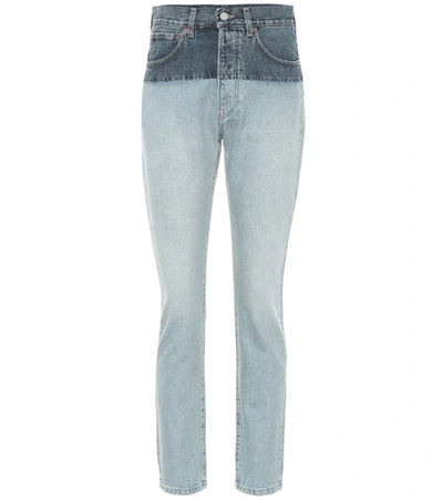 Vetements High-rise Straight Jeans In Blue