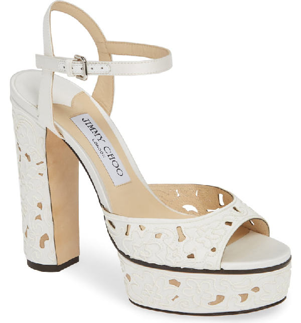 jimmy choo peachy platform sandals