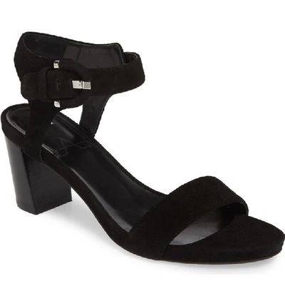 Aquatalia Breanna Ankle Strap Sandal In Black