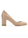 Sarah Chofakian Leather Pumps In Neutrals