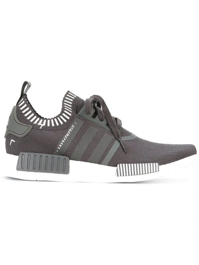 Adidas Originals Nmd_r1 Primeknit Sneakers In Grey