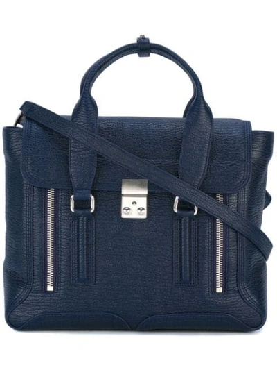 3.1 Phillip Lim / フィリップ リム Medium Pashli Satchel In Blue