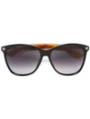 Gucci Oversized Sunglasses In Black