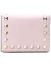 Valentino Garavani Rockstud Wallet In Pink