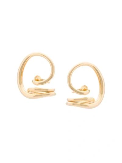 Charlotte Chesnais Spiral Earrings In Gold