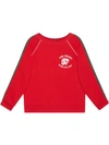 Gucci Spiritismo Cotton Sweatshirt In Red