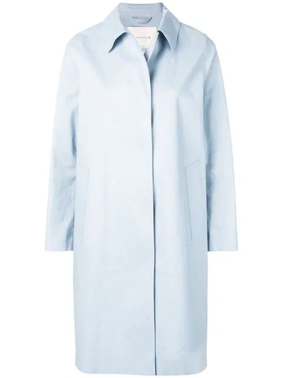 Mackintosh Pale Blue Bonded Cotton Coat Lr-020